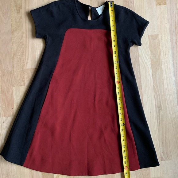 Kate spade red black dress sz 00 XS S keyhole back cute - Picture 4 of 11